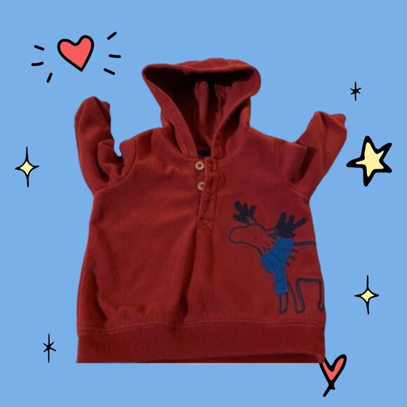 Carter’s Child of Mine Applique Hoodie Sweatshirt - Picture 1 of 3